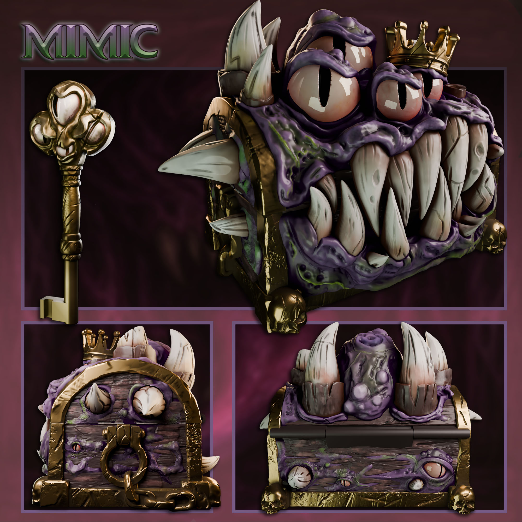 Legendary Treasure Chests: Mimic Chest 模型预览图 1